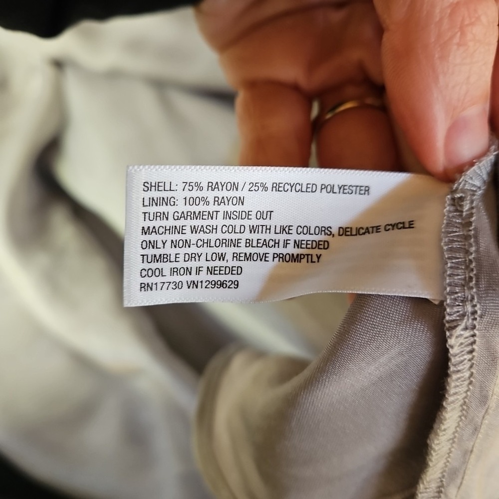 Wild‎ Fable Shimmery Gray Maxi Slip Dress Size XL NWOT Fairy Formal Prom Event - Picture 6 of 9